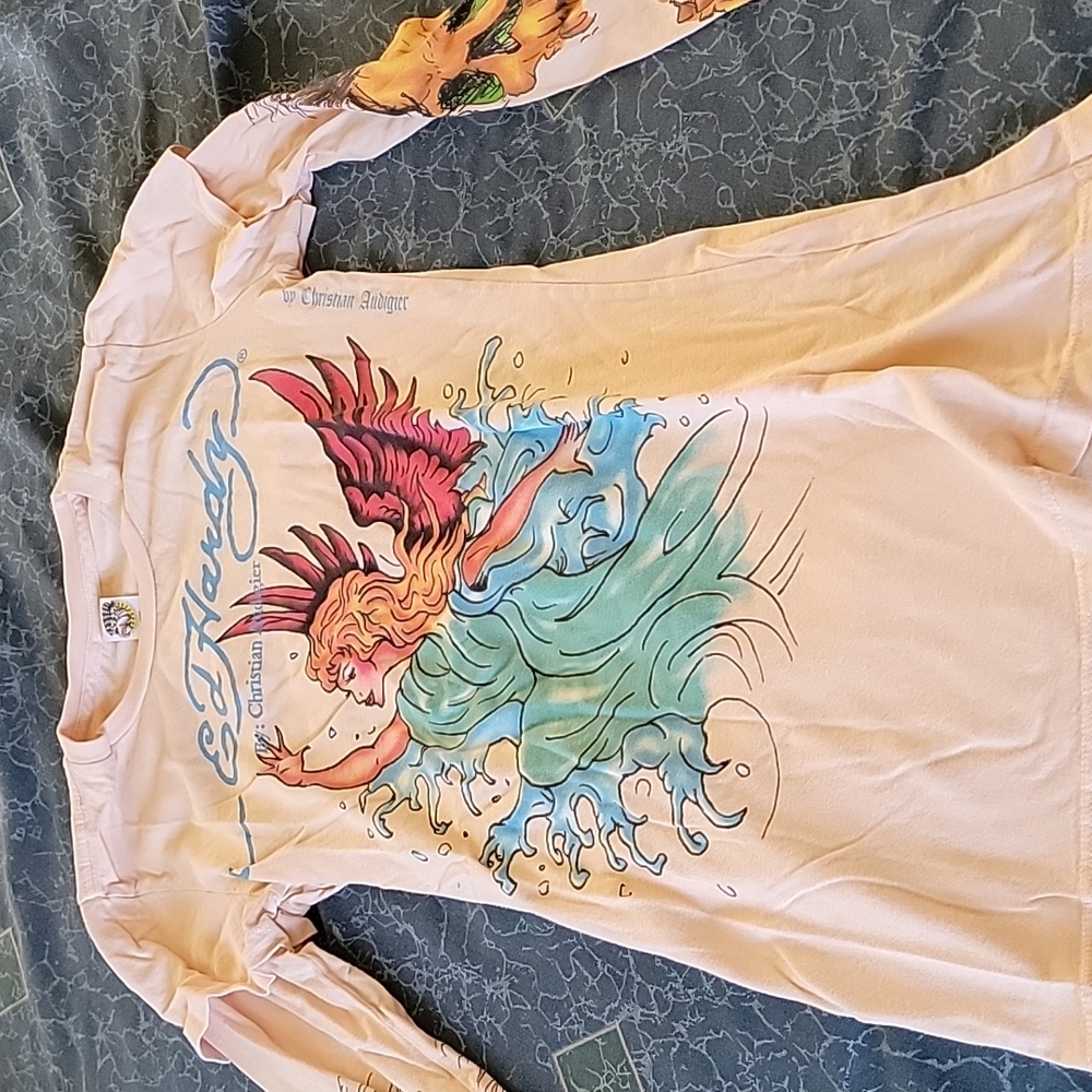 Ed Hardy angel tee shirt!